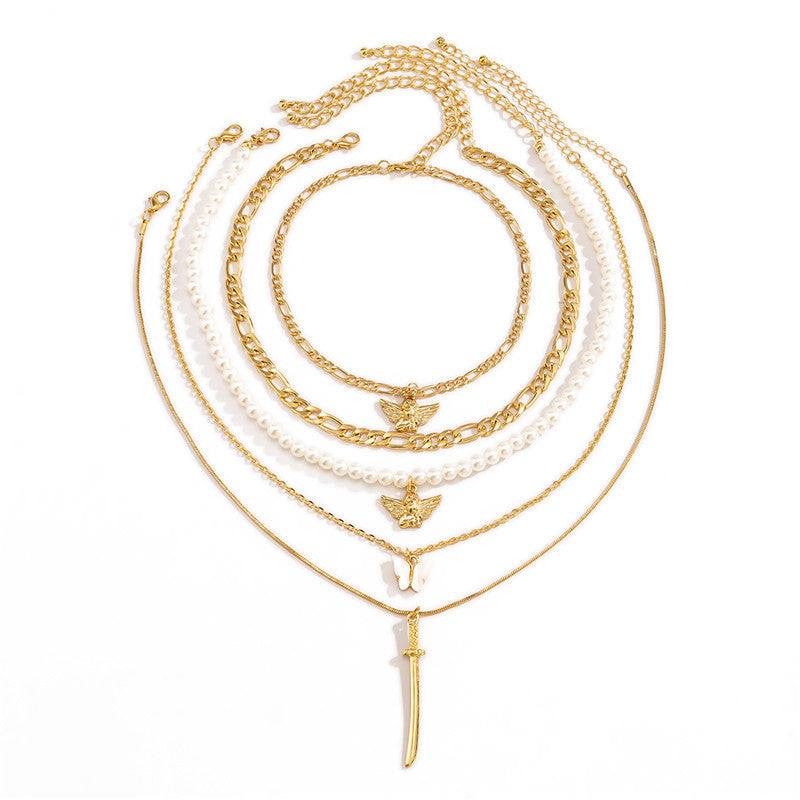 Angel Multi-Element Set Necklace