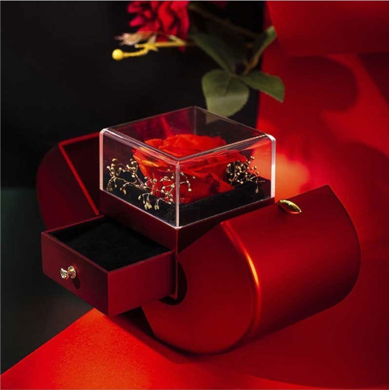 Fashion Jewelry Box Red Apple Gift Necklace - Badi Jewellery store