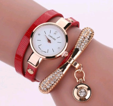 Thin belt fashion ladies watch