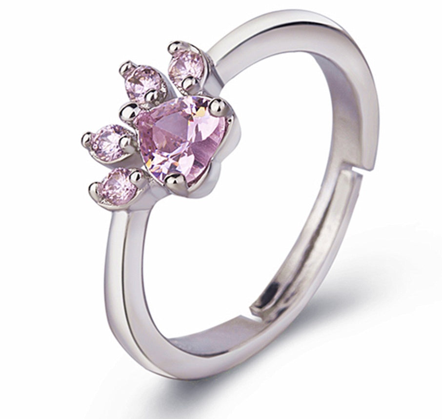New Cat Bear Dog Paw Ring for Women Jewelry Sets - Badi Jewellery store