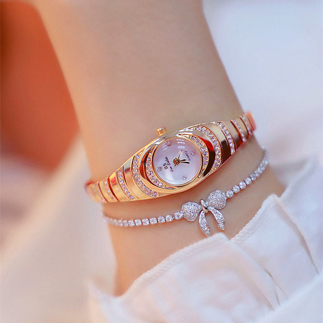 Ladies Gold Watch Diamond
