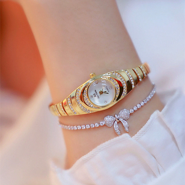 Ladies Gold Watch Diamond