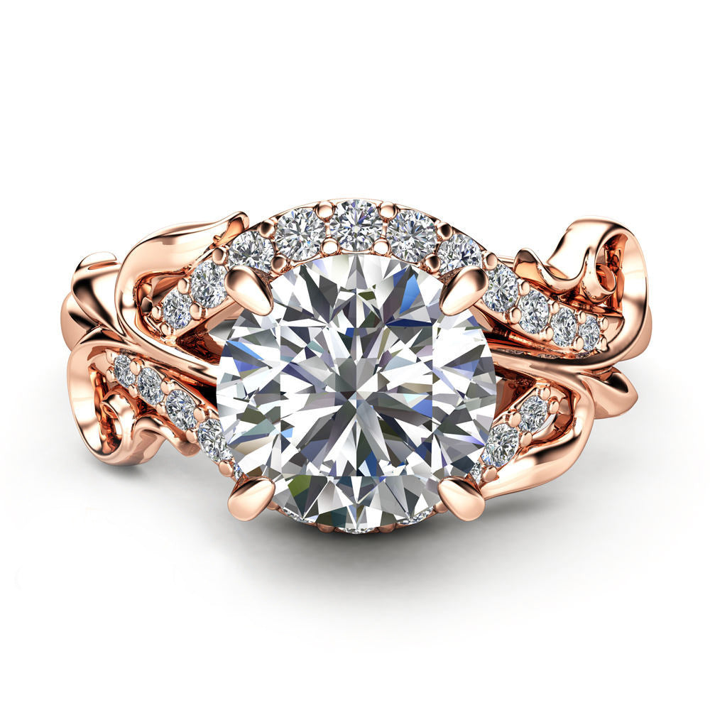 Engagement Rings for Women Rose Gold Wedding Ring