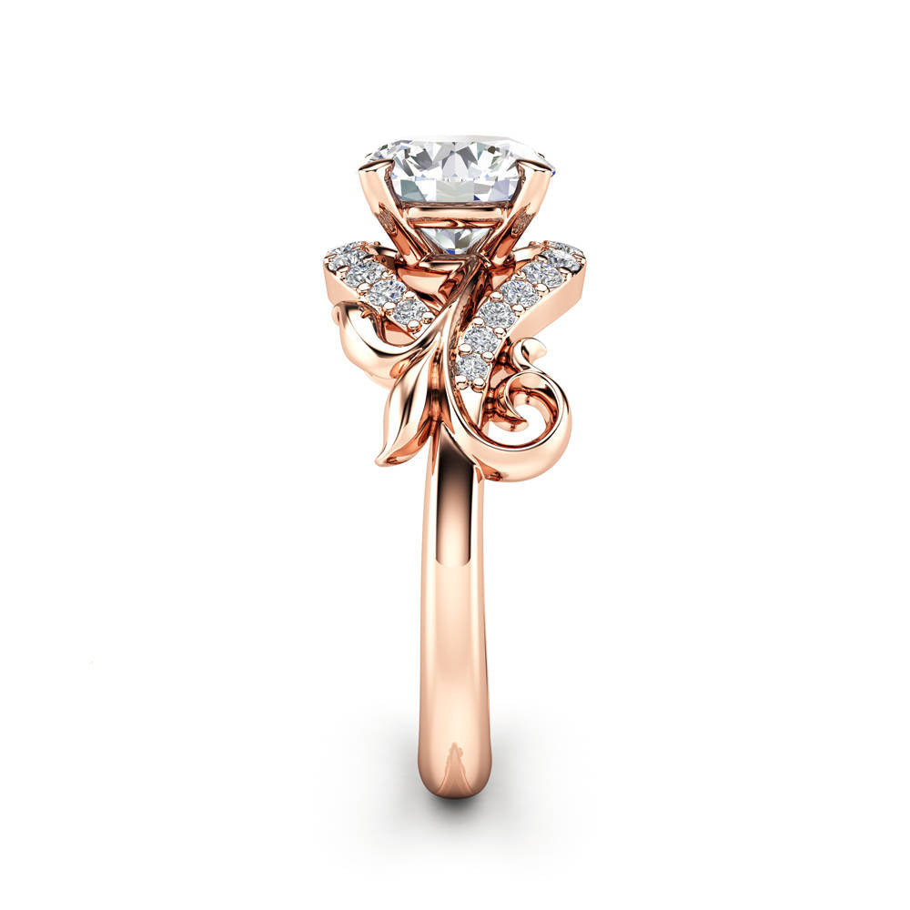 Engagement Rings for Women Rose Gold Wedding Ring