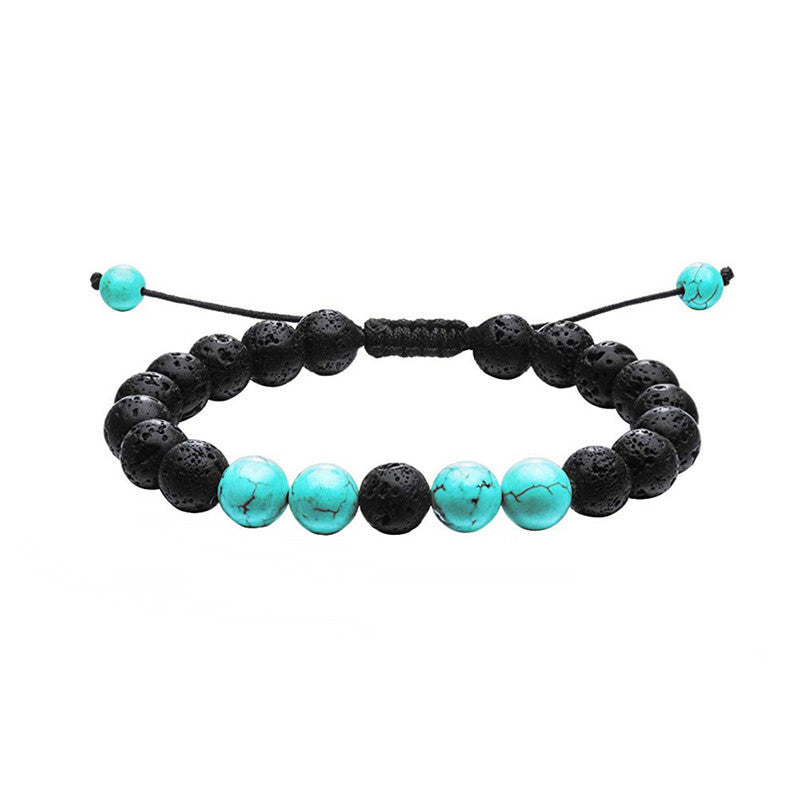 Tiger Eye Couple Bracelets Matte Black Agate Beads Bracelet - Badi Jewellery store