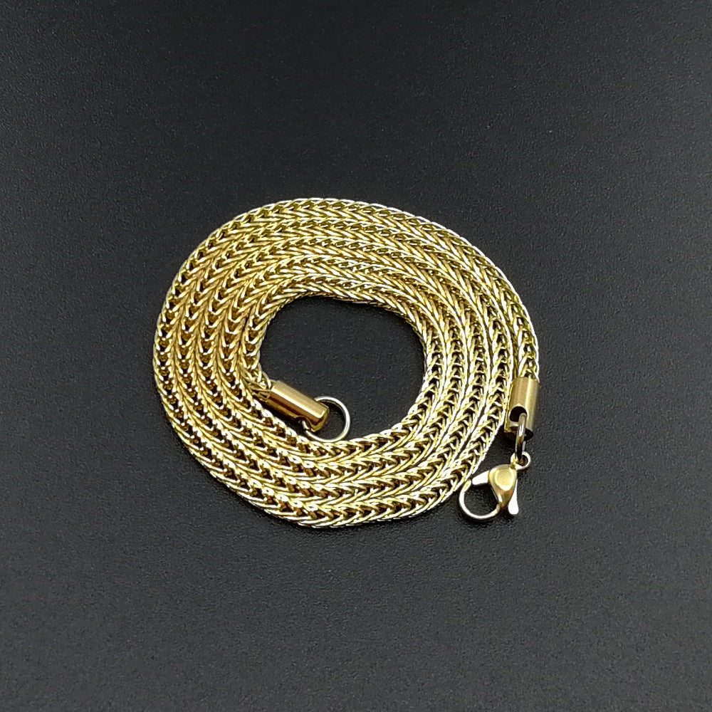 Vacuum Electroplating Stainless Steel Chain For Men And Women - Badi Jewellery store