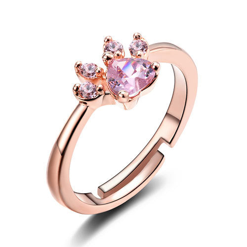New Cat Bear Dog Paw Ring for Women Jewelry Sets - Badi Jewellery store