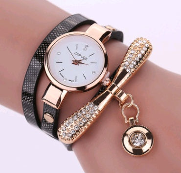 Thin belt fashion ladies watch
