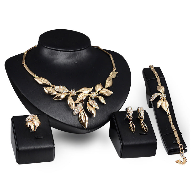 New Four-piece Bridal Wedding Jewelry Set - Badi Jewellery store
