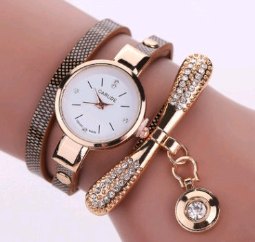Thin belt fashion ladies watch