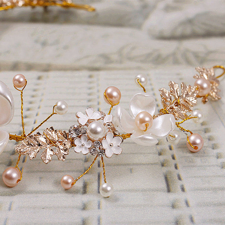 Pearl Ceramic Golden - Badi Jewellery store