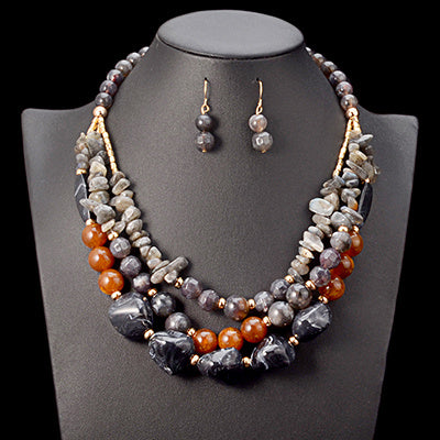 Wedding Accessories African Beads Jewellery Set - Badi Jewellery store