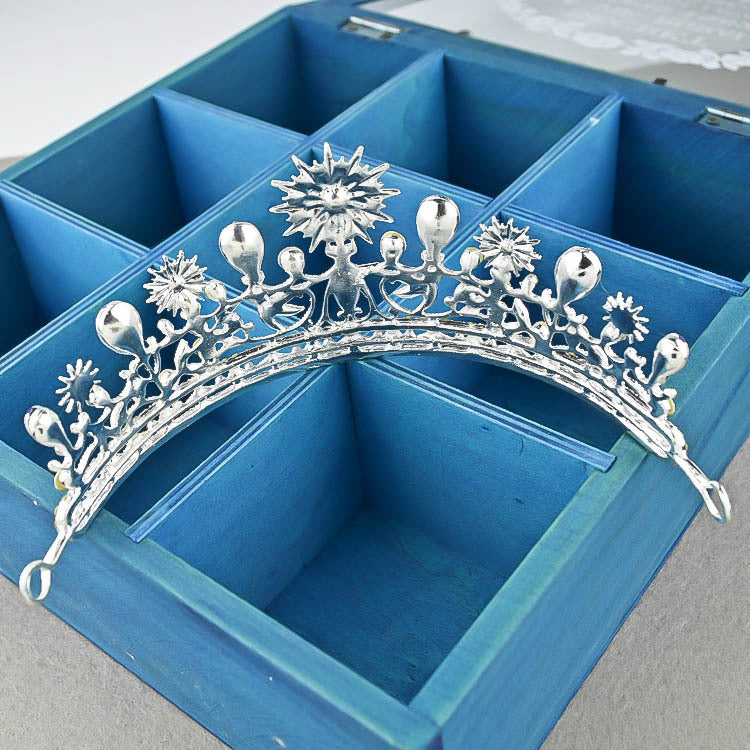 European Style Wedding Alloy Crown Hair Accessories - Badi Jewellery store