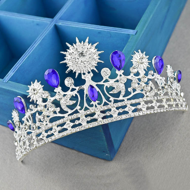 European Style Wedding Alloy Crown Hair Accessories - Badi Jewellery store