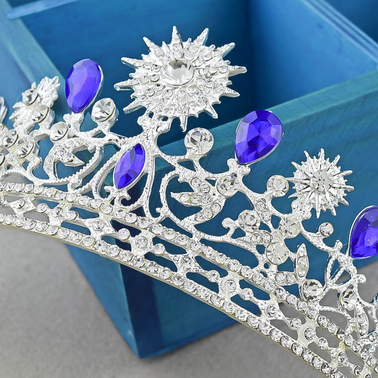 European Style Wedding Alloy Crown Hair Accessories - Badi Jewellery store