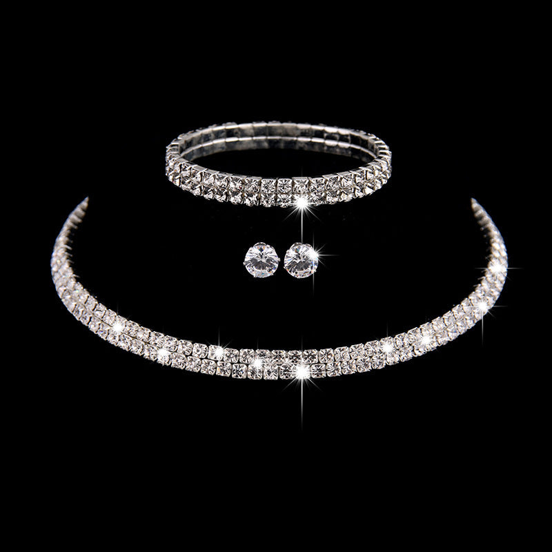 Bridal jewelry wholesale wholesale, bridal three sets of hot sell, Europe and the United States wedding accessories, wedding jewelry set 426 - Badi Jewellery store