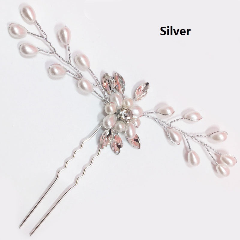Wedding headdress hairpin pin U - Badi Jewellery store