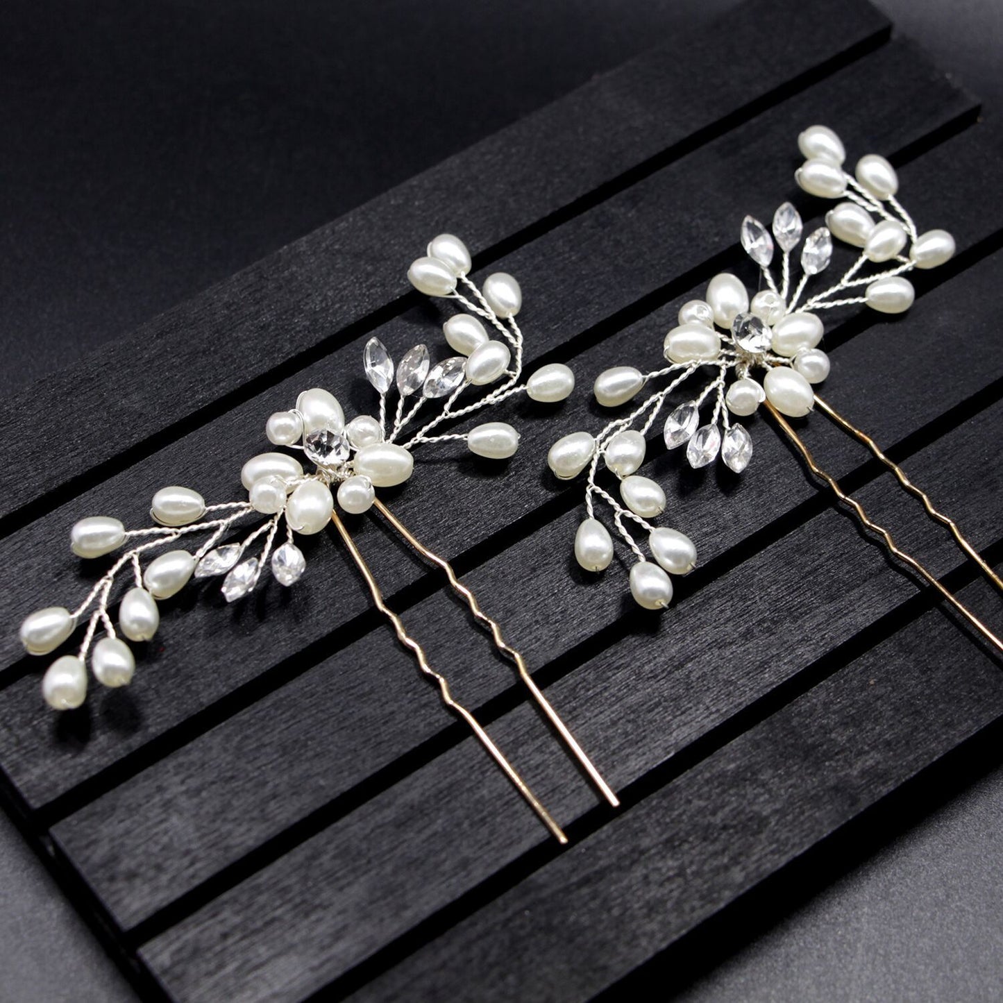 Wedding headdress hairpin pin U - Badi Jewellery store