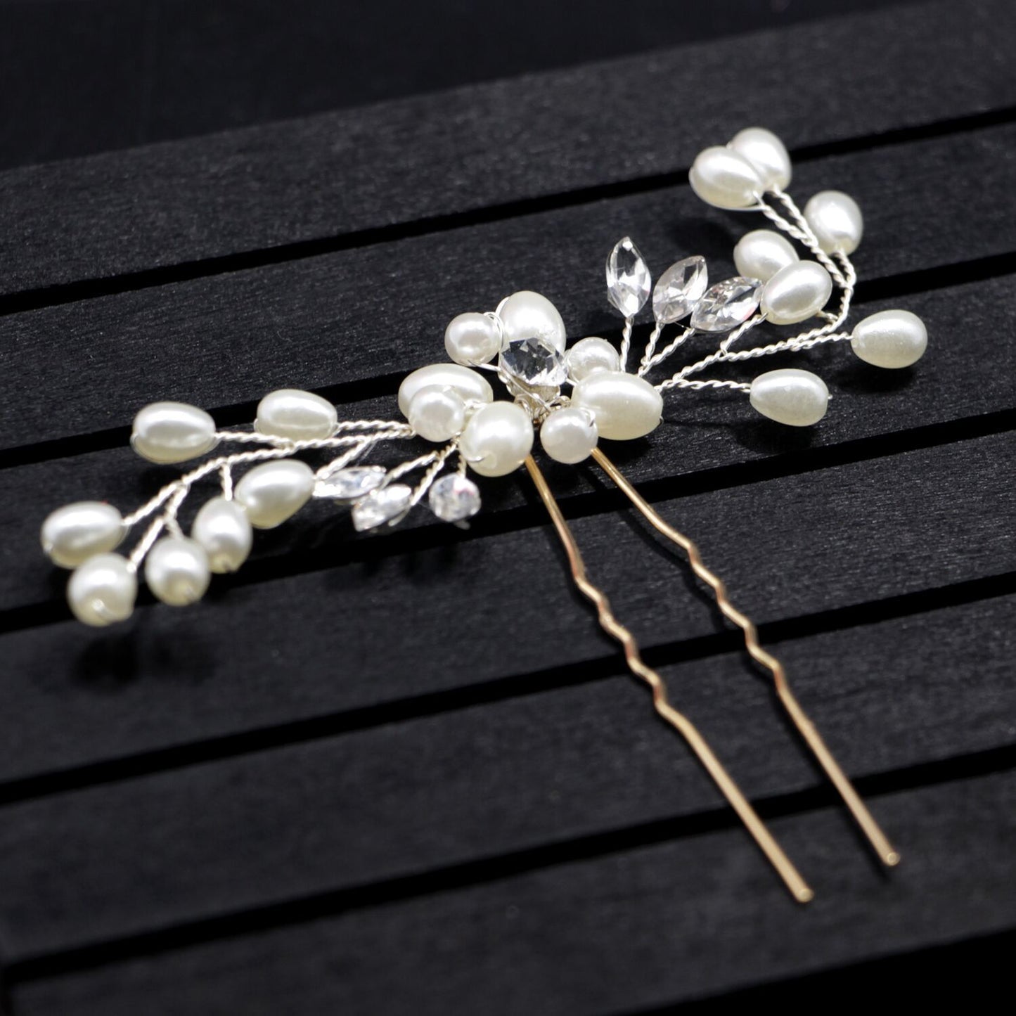 Wedding headdress hairpin pin U - Badi Jewellery store