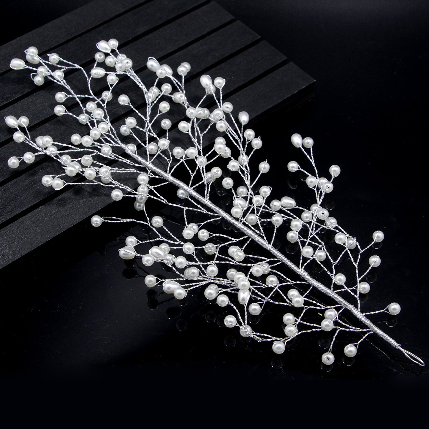 handmade pearl comb - Badi Jewellery store