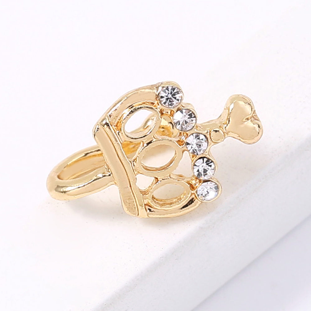Gold Crown Nose Ring