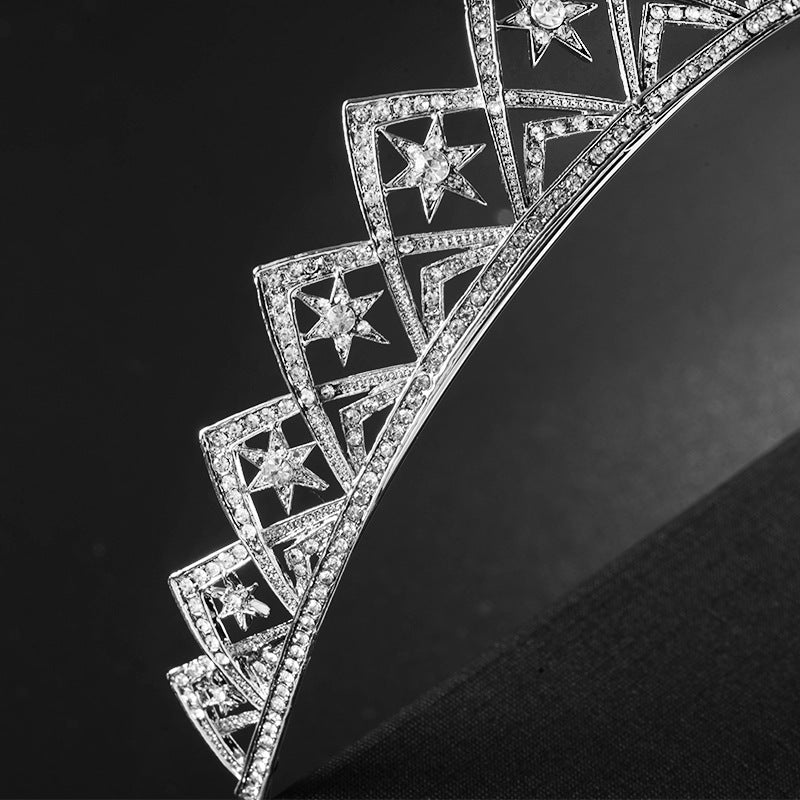 European Wedding XINGX Bridal Crown Headband - Badi Jewellery store