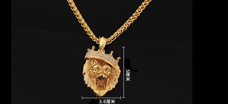 diamond crown lion