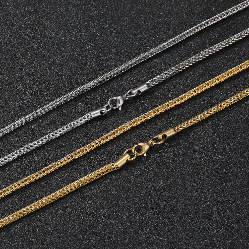 Vacuum Electroplating Stainless Steel Chain For Men And Women - Badi Jewellery store