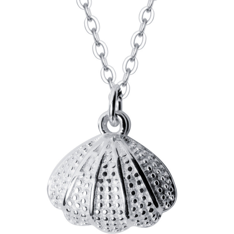 Personalized Simple S925 Silver Shell Necklace For Women - Badi Jewellery store