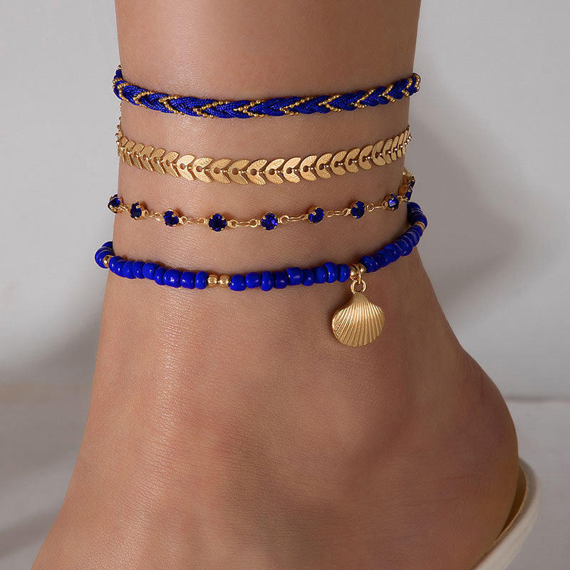 Anklet Set Summer Fashion Jewelry