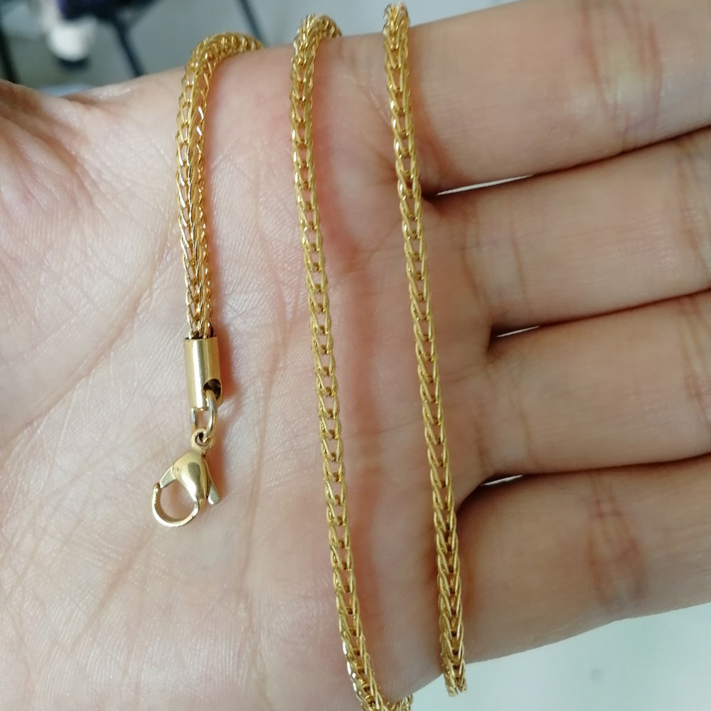 Vacuum Electroplating Stainless Steel Chain For Men And Women - Badi Jewellery store