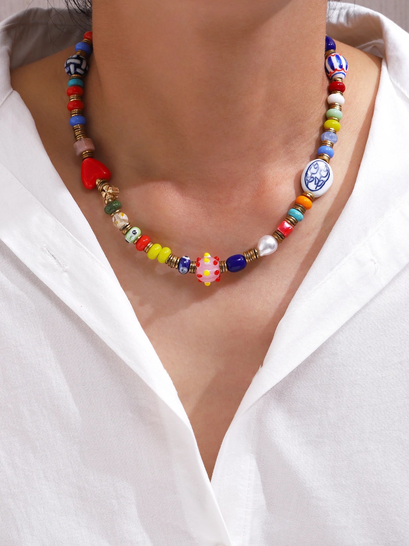 Beaded Necklace for Summer - Badi Jewellery store