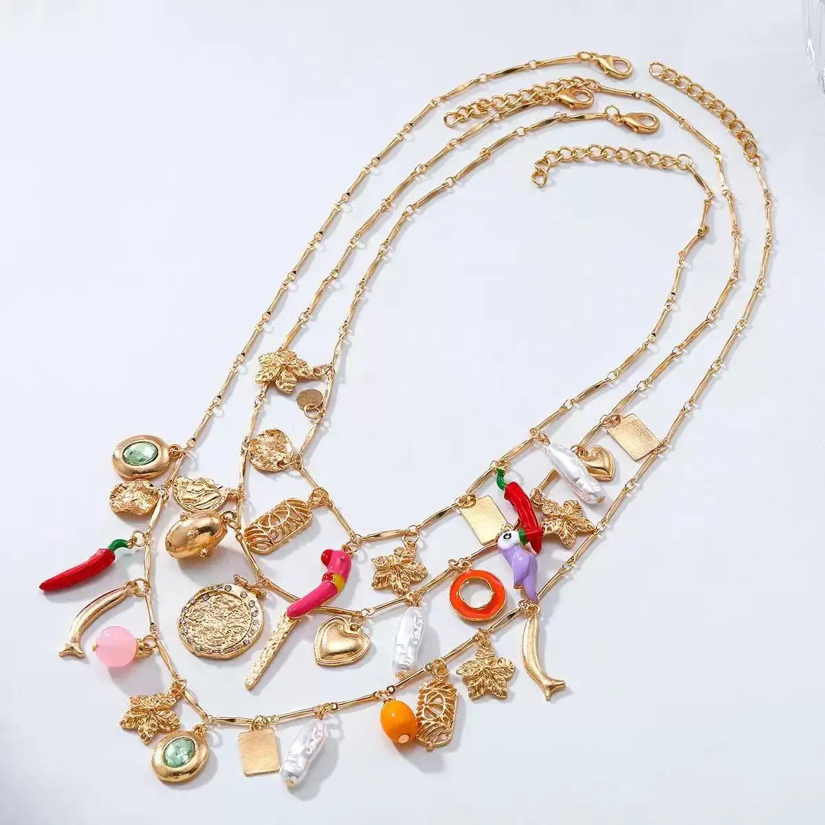 Flower Pendant Necklace - Badi Jewellery store