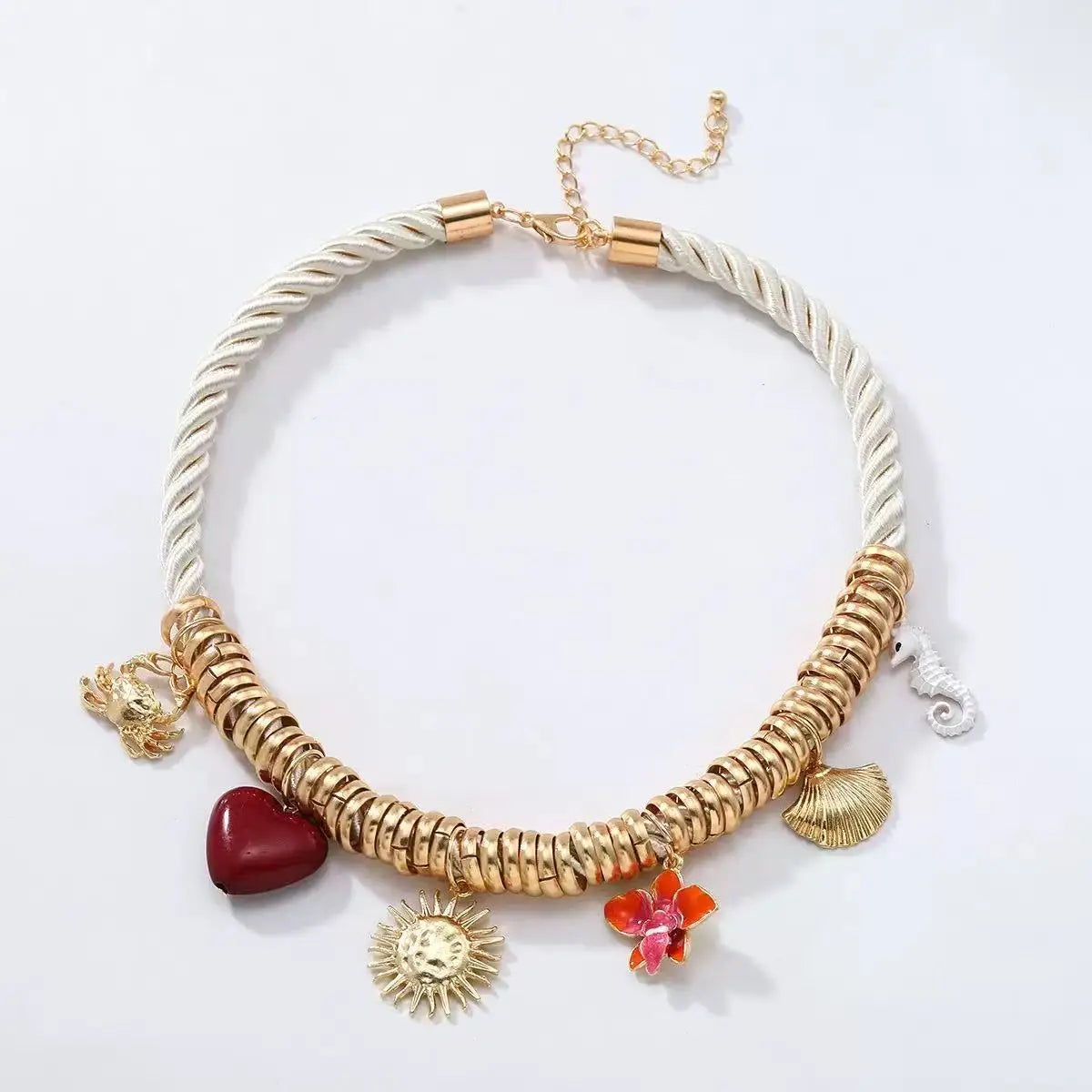 Flower Pendant Necklace - Badi Jewellery store