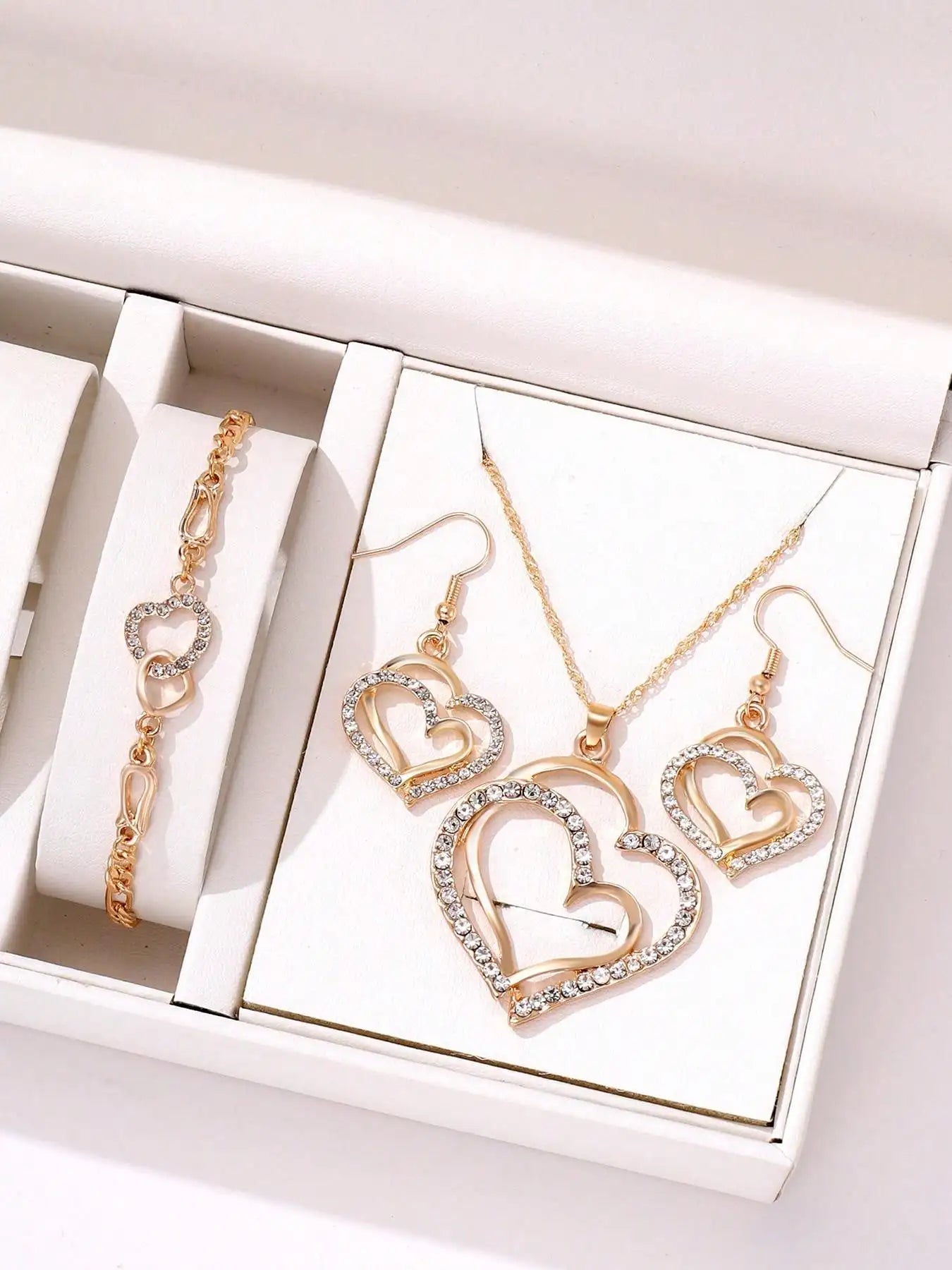 3 Pcs Set Of Earrings Pendant Necklace For Women - Badi Jewellery store