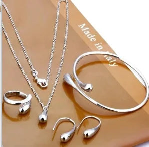 3 Pcs Set Of Earrings Pendant Necklace For Women - Badi Jewellery store