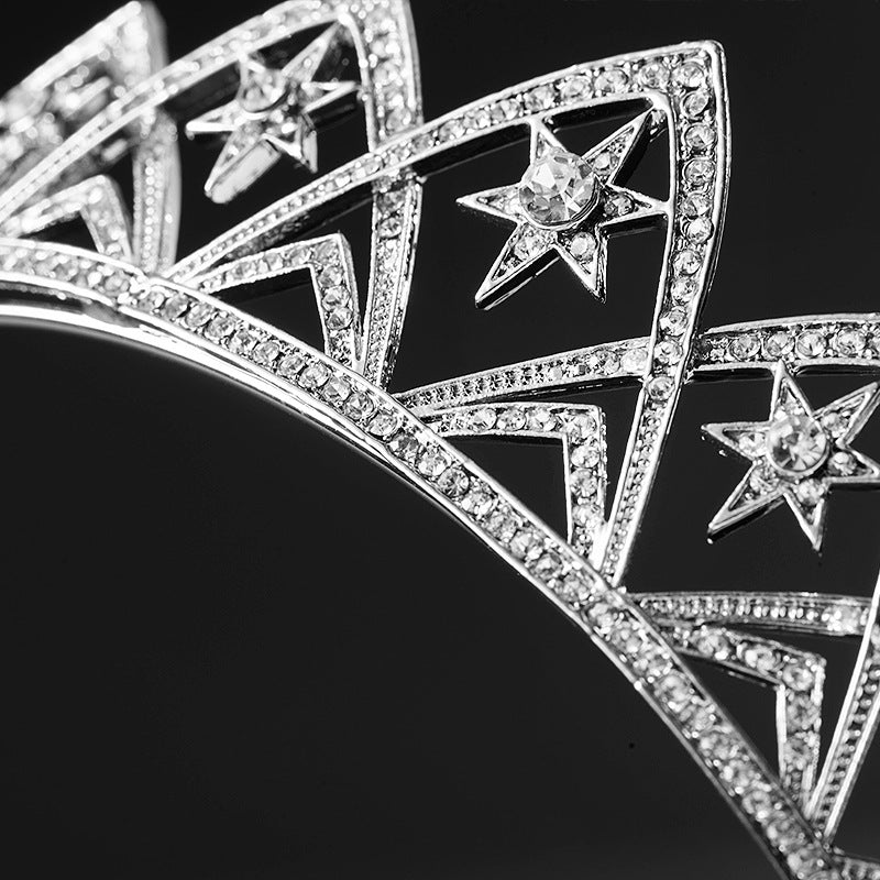 European Wedding XINGX Bridal Crown Headband - Badi Jewellery store