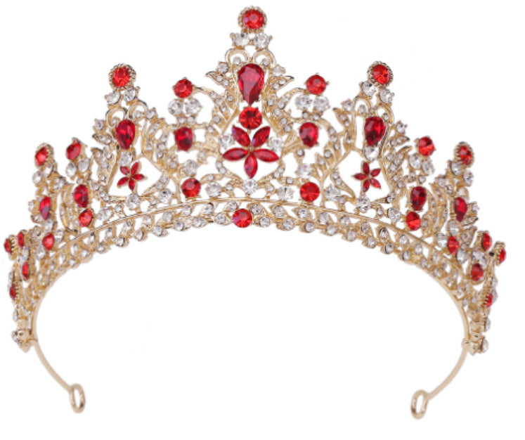 European Style Wedding Alloy Crown Hair Accessories - Badi Jewellery store