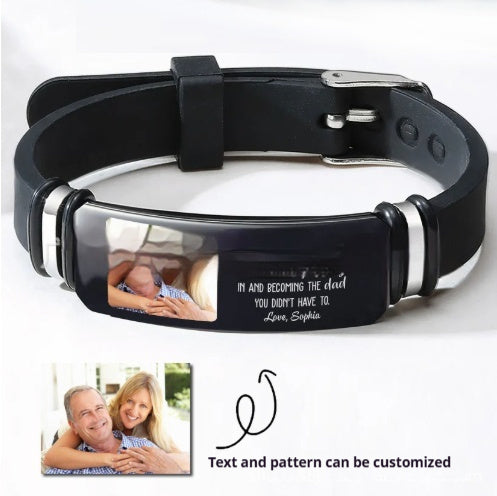 Silicone Titanium Steel Bracelet - Badi Jewellery store