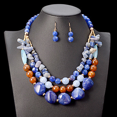 Wedding Accessories African Beads Jewellery Set - Badi Jewellery store