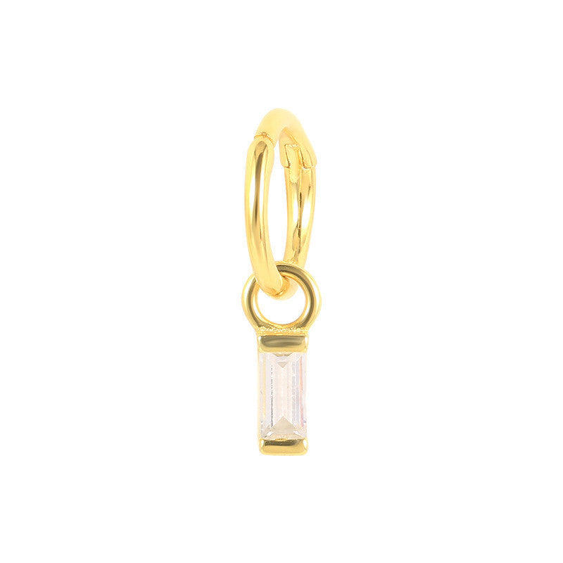 Bee Geometric Diamond Ear Cuff