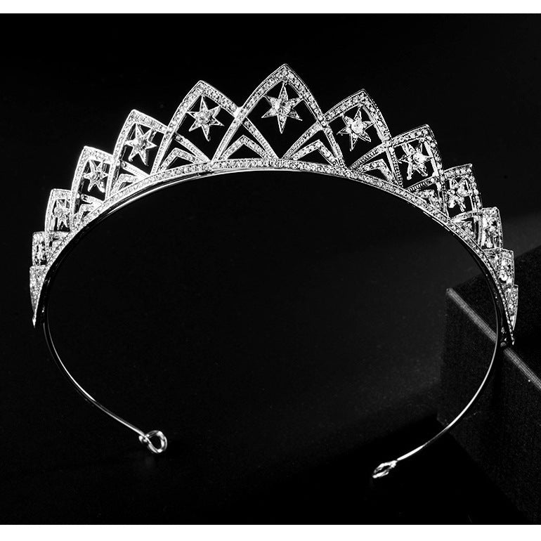 European Wedding XINGX Bridal Crown Headband - Badi Jewellery store