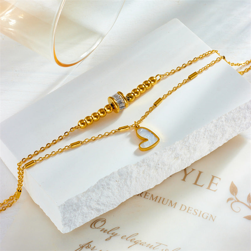 Fashion Jewelry Boho Classic Love Heart Ankle Chain - Badi Jewellery store