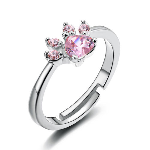 New Cat Bear Dog Paw Ring for Women Jewelry Sets - Badi Jewellery store