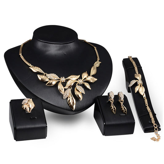 New Four-piece Bridal Wedding Jewelry Set - Badi Jewellery store