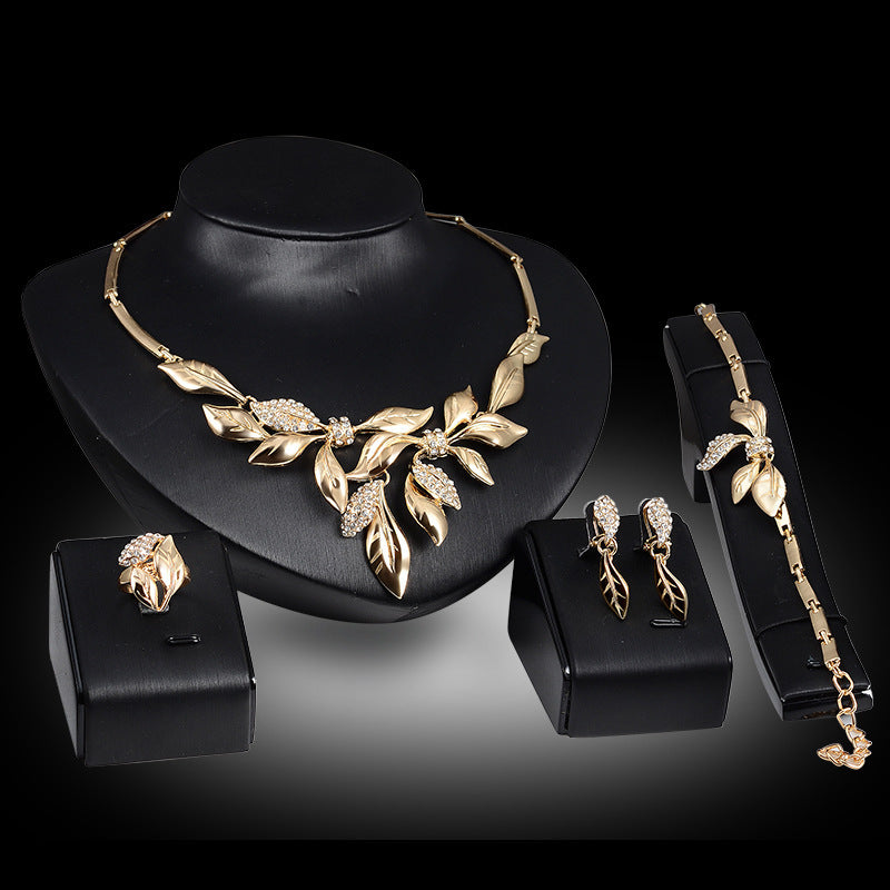 New Four-piece Bridal Wedding Jewelry Set - Badi Jewellery store