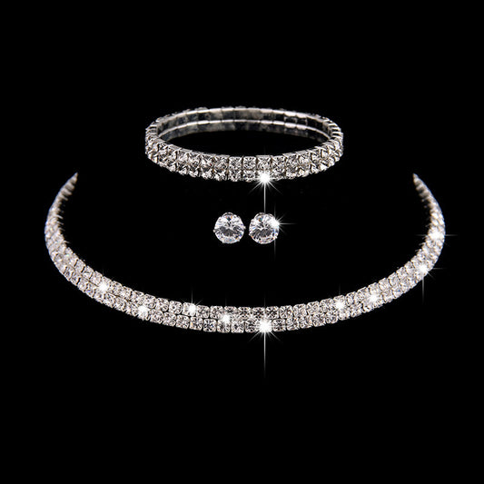Bridal jewelry wholesale wholesale, bridal three sets of hot sell, Europe and the United States wedding accessories, wedding jewelry set 426 - Badi Jewellery store