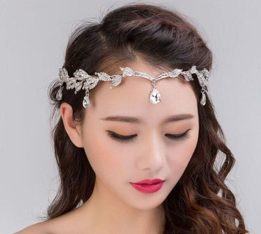 Eyebrow pendant full of rhinestones - Badi Jewellery store