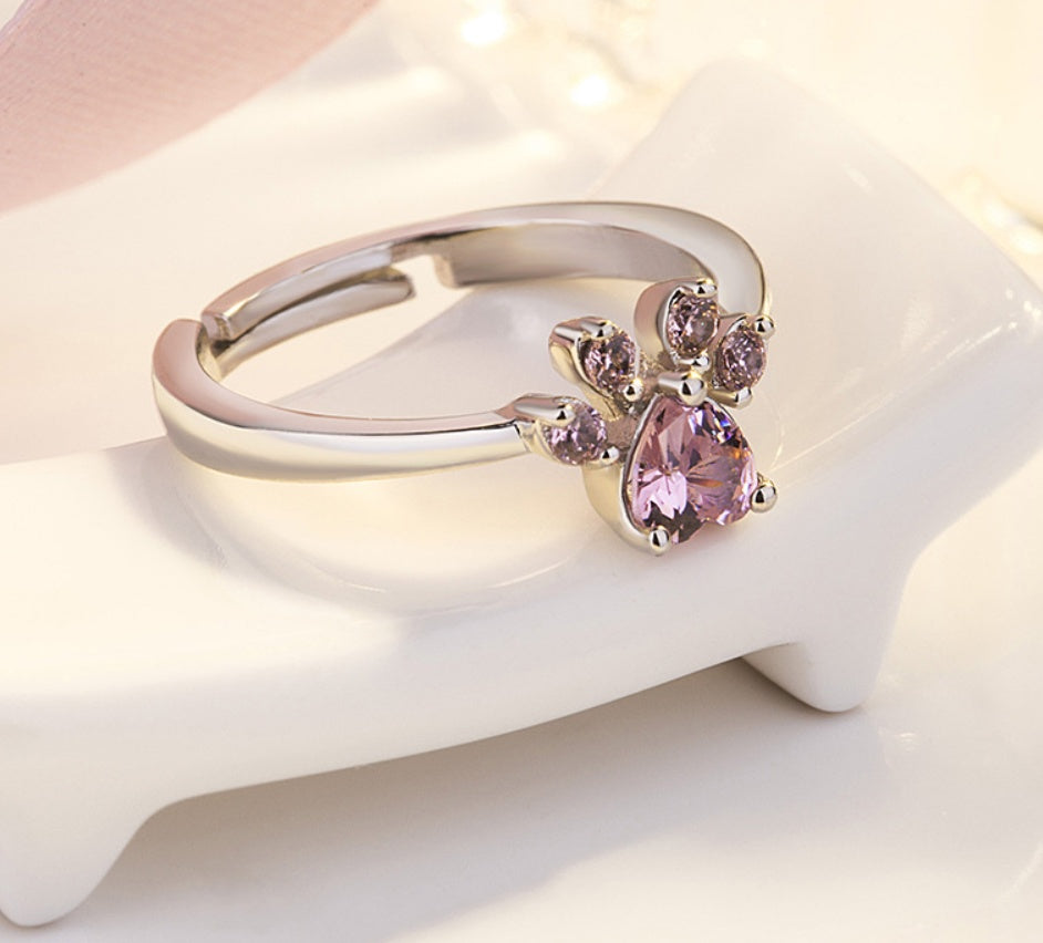 New Cat Bear Dog Paw Ring for Women Jewelry Sets - Badi Jewellery store