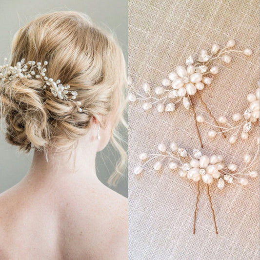 Wedding headdress hairpin pin U - Badi Jewellery store